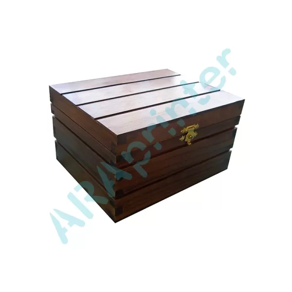 Caja de madera de caoba