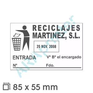 Muestra fechador automático Trodat Professional 54110