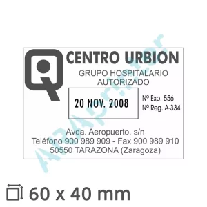 Muestra fechador automático Trodat Professional 5474
