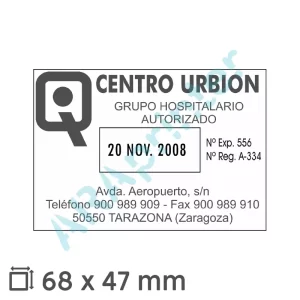 Muestra fechador automático Trodat Professional 5480