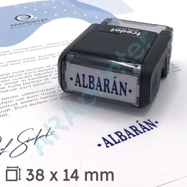 Fórmula comercial albaran